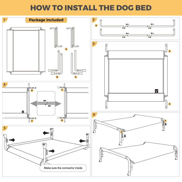 Tucker Murphy Pet Cooling Elevated Dog Bed Outdoor Raised Dog